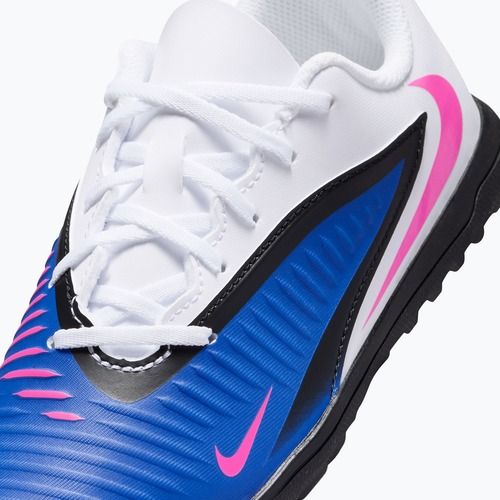 Vaikiški futbolo bateliai Nike Jr. Phantom 6 Low Club TF racer blue/white/pink blast
