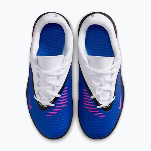 Vaikiški futbolo bateliai Nike Jr. Phantom 6 Low Club TF racer blue/white/pink blast