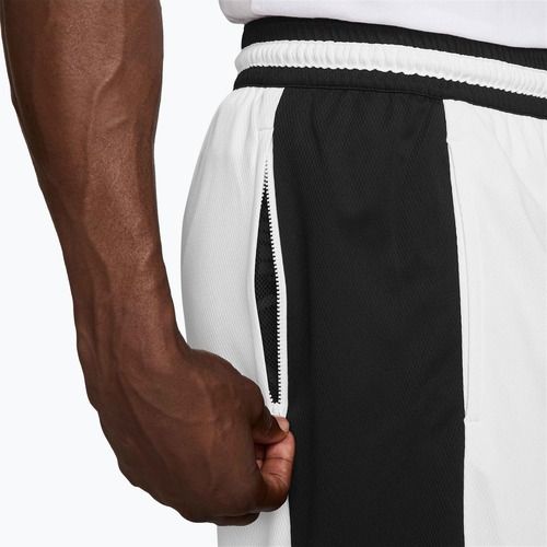 Vyriški krepšinio šortai Nike Dri-Fit Game Classic 10" white/black/white/black