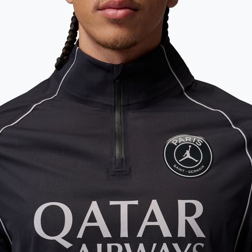 Vyriški futbolo marškinėliai ilgomis rankovėmis Nike Paris Saint-Germain Strike Elite SE Aerogami Shell Top black/black/atmosphere grey