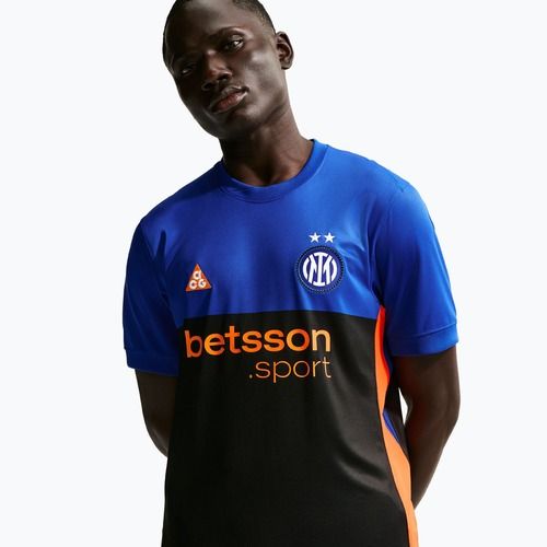 Vyriški futbolo marškinėliai Nike Inter Milan Stadium SE hyper blue/black/safety orange