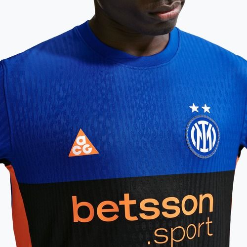 Vyriški futbolo marškinėliai Nike Inter Milan Match SE hyper blue/black/safety orange