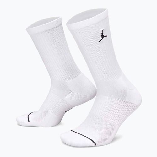 Kojinės Nike Jordan Everyday Cushioned Crew, 6 poros, white/black