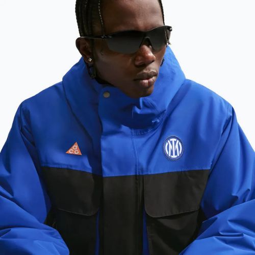 Vyrų futbolo striukė Nike Inter Milan SE Skull Peak Storm-FIT hyper blue/black/safety orange