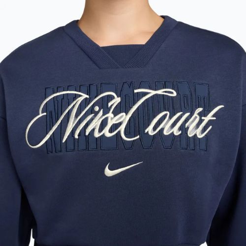 Moteriškas džemperis Nike Court Collection French Terry Crew Neck midnight navy/sail