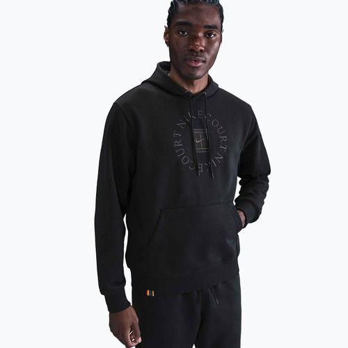 Vyriškas teniso džemperis Nike Court Dri-Fit Heritage French Terry Hoodie black/anthracite