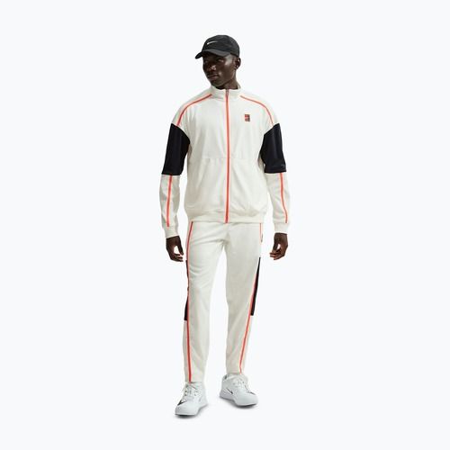 Vyriškas teniso džemperis Nike Court Heritage sail/turf orange