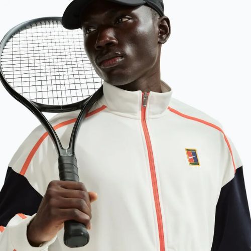 Vyriškas teniso džemperis Nike Court Heritage sail/turf orange