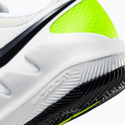 Vaikiški teniso bateliai Nike Court Vapor X Jr white/volt/black