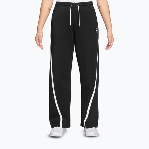 Moteriškos teniso kelnės Nike Advantage Dri-Fit Mid-Rise black/white