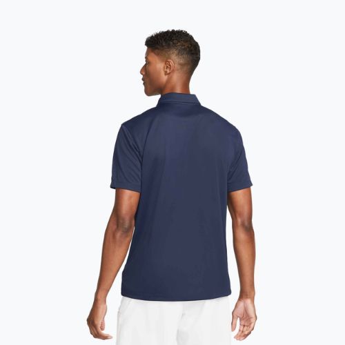 Vyriški teniso marškinėliai Nike Court Dri-Fit Polo Solid obsidian/white