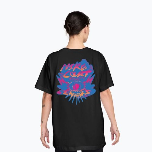 Moteriški teniso marškinėliai Nike Slam Dri-Fit black