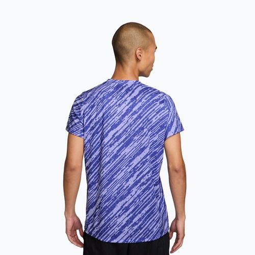 Vyriški teniso marškinėliai Nike Court Dri-Fit Victory Print Lapis/White