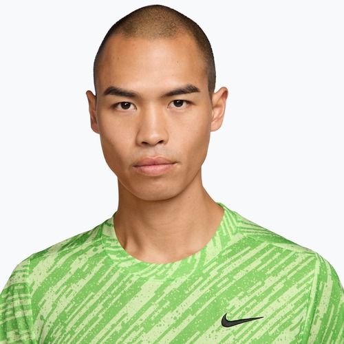 Vyriški teniso marškinėliai Nike Court Dri-Fit Victory Print mean green/black