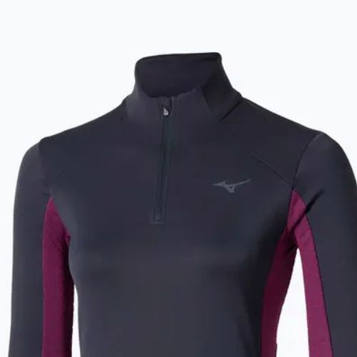 Moteriškas bėgimo džemperis Mizuno Active Warm Half Zip baritone blue