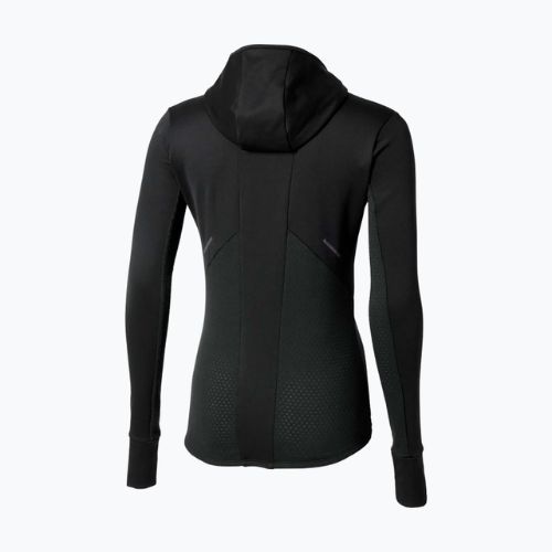 Moteriškas bėgimo džemperis Mizuno Active Warm Hooded black
