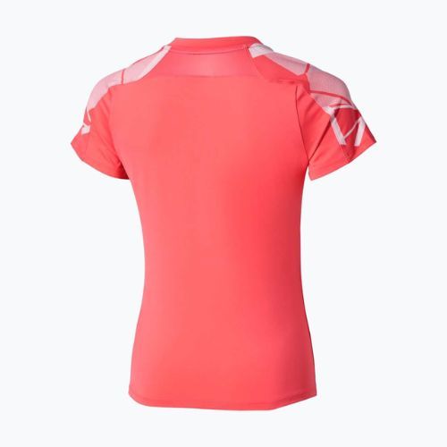 Moteriški teniso marškinėliai Mizuno Daybreakers Printed calypso coral
