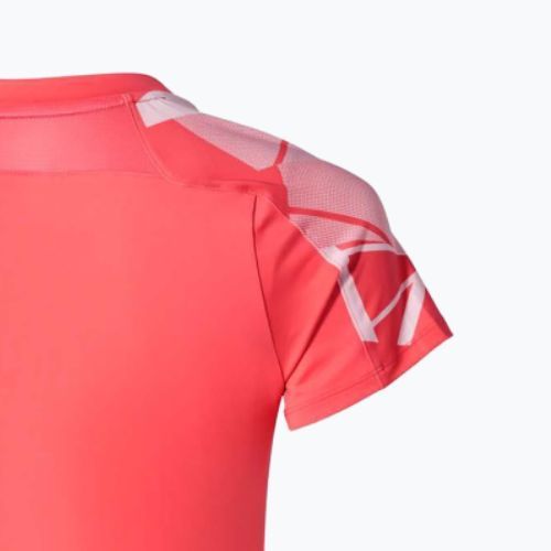 Moteriški teniso marškinėliai Mizuno Daybreakers Printed calypso coral