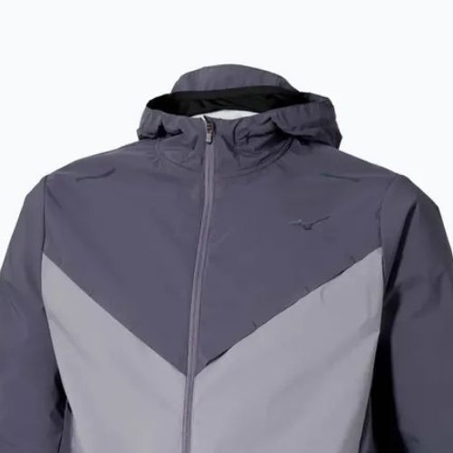 Vyriška bėgimo striukė Mizuno Tech Thermal Charge Hooded quiksilver