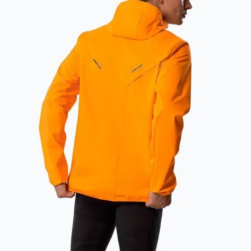 Vyriška bėgimo striukė Mizuno Tech Thermal Charge Hooded tangelo