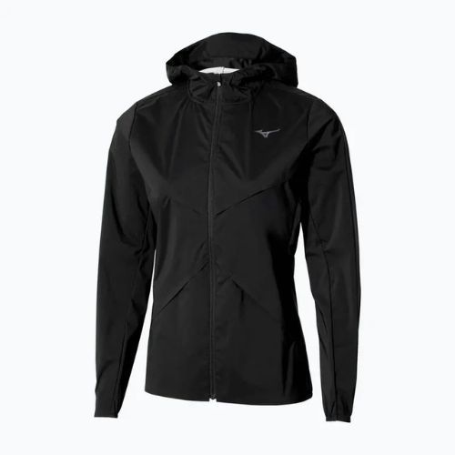 Moteriška bėgimo striukė Mizuno Tech Thermal Charge Hooded black