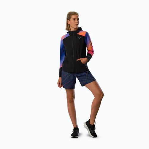 Moteriška bėgimo striukė Mizuno Active Alpha Hodded sunset