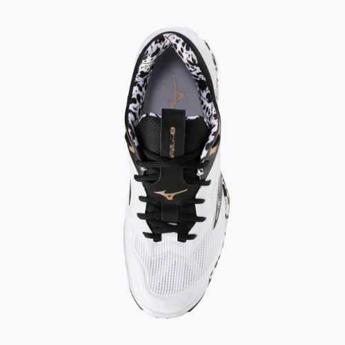 Rankinio bateliai Mizuno Wave Stealth 6 white/black/ge gold