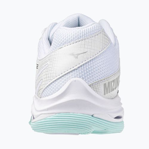 Tinklinio bateliai moterims Mizuno Wave Voltage 2 white/blue tint