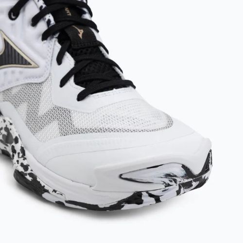 Tinklinio bateliai Mizuno Wave Momentum Elite Mid white/black/gold