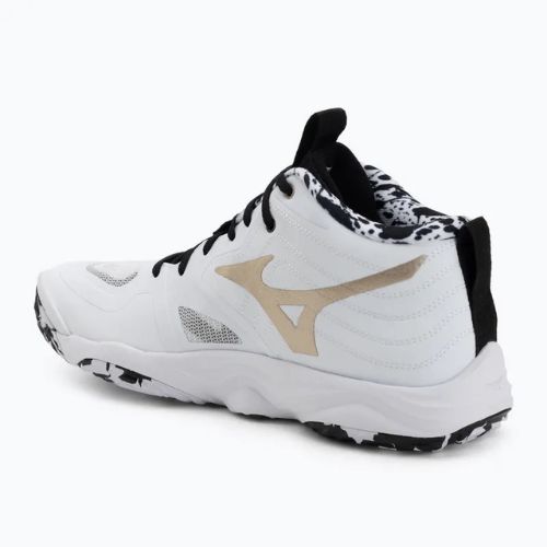 Tinklinio bateliai Mizuno Wave Momentum Elite Mid white/black/gold