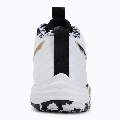 Tinklinio bateliai Mizuno Wave Momentum Elite Mid white/black/gold
