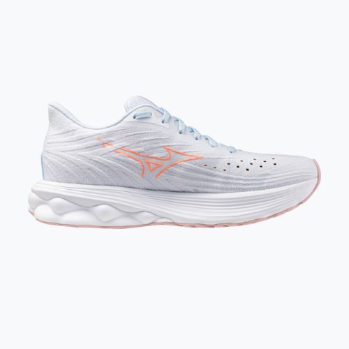 Moteriški bėgimo bateliai Mizuno Wave Skyrise 6 nantucket breeze/striking coral/bleach mauve