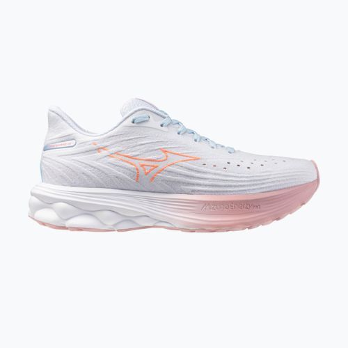 Moteriški bėgimo bateliai Mizuno Wave Skyrise 6 nantucket breeze/striking coral/bleach mauve