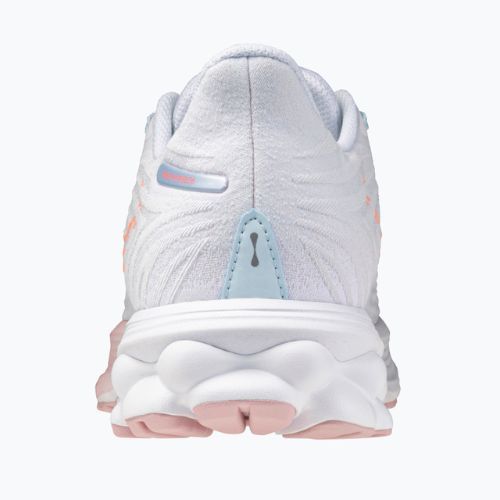 Moteriški bėgimo bateliai Mizuno Wave Skyrise 6 nantucket breeze/striking coral/bleach mauve