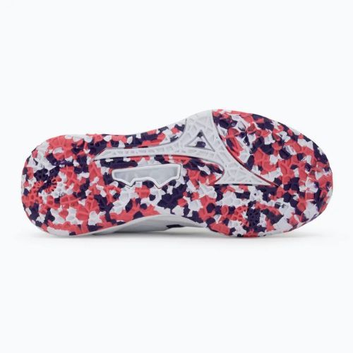 Rankinio bateliai Mizuno Wav Stealth Neo 2 white/violet indigo/camellia rose