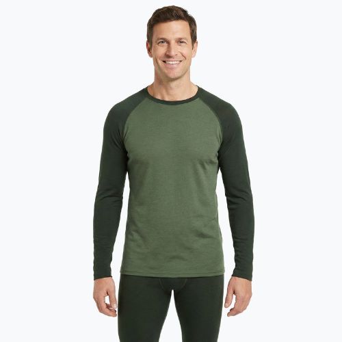 Vyriškas termoaktyvių apatinių komplektas Merino WOOLCANO SET0978 khaki