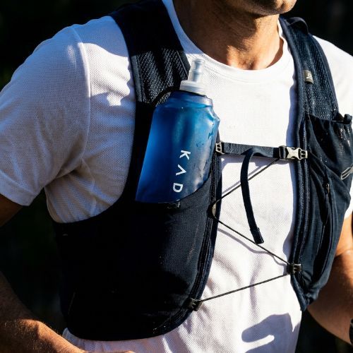 Minkštas gertuvės maišelis KADVA softflask Flowbie 500 ml mėlynas