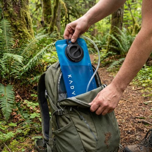 Bukłakas KADVA Flowbie ClickFit 2 l mėlynas