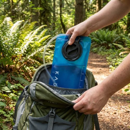 Bukłakas KADVA Flowbie ClickFit 3 l mėlynas
