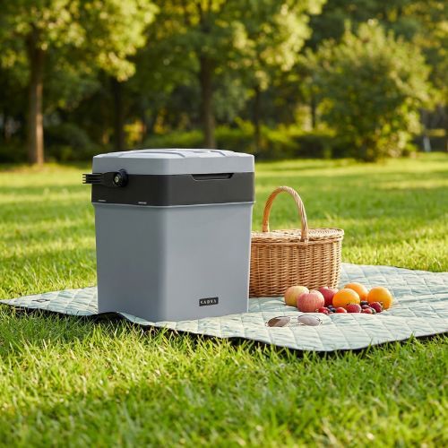 Nešiojamas šaldytuvas KADVA AC/DC gray