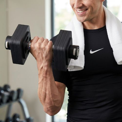 Reguliuojamas hantelis XTREXO 15 kg black