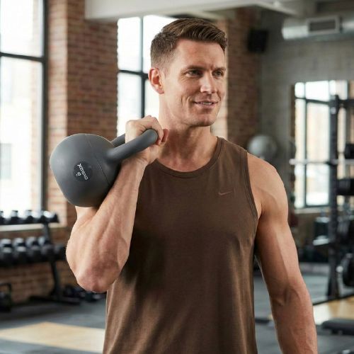 Minkštas kettlebell XTREXO 10 kg grey