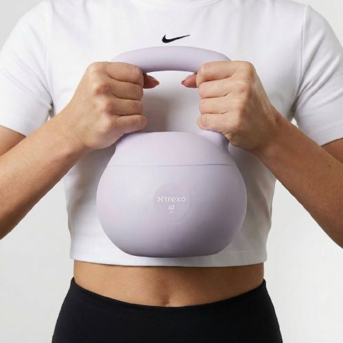Kettlebell SOFT XTREXO 10 kg violetinė