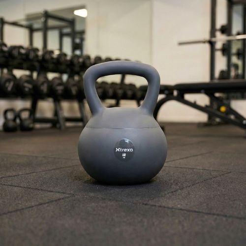 Kettlebell SOFT XTREXO 12 kg pilkas