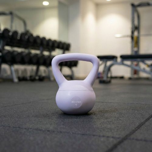 Kettlebell SOFT XTREXO 4 kg violetinė