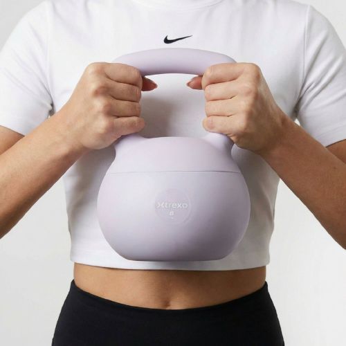Minkštas kettlebell XTREXO 8 kg purple
