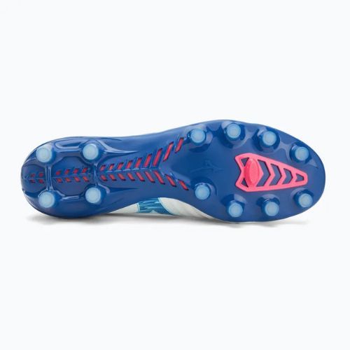 Vyriški futbolo bateliai Mizuno Morelia Neo IV Β Elite MD white/tanager turquoise/pink tetra