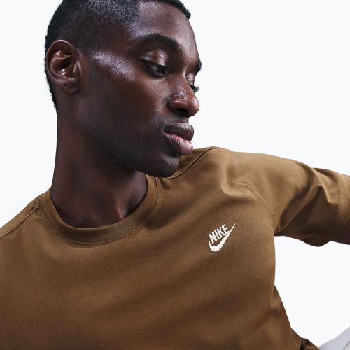Vyriški marškinėliai Nike Sportswear Club mosswood brown