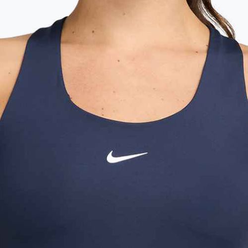 Moteriški marškinėliai Nike Swoosh Medium Support Bra midnight navy/white