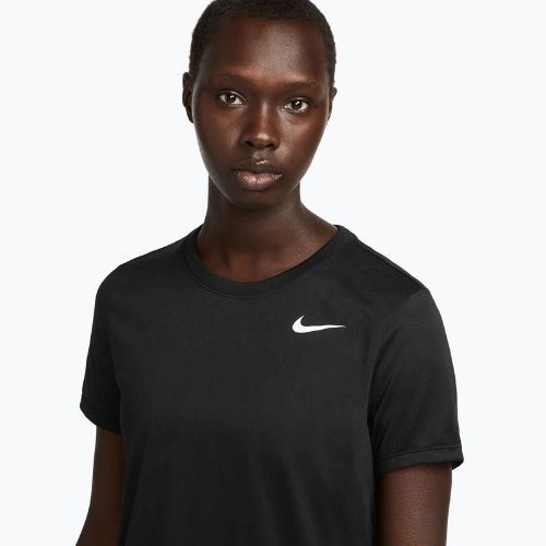 Moteriški treniruočių marškinėliai Nike Dri-Fit black/white